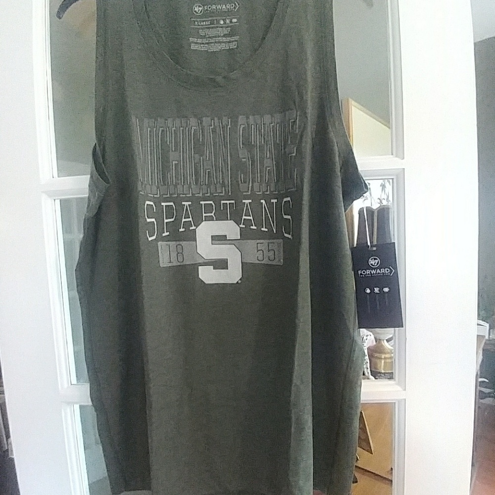 47 Brand Michigan State Sleeveless Shirt X-Large